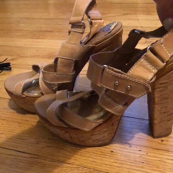 Bebe camel platform heels - Picture 2 of 2